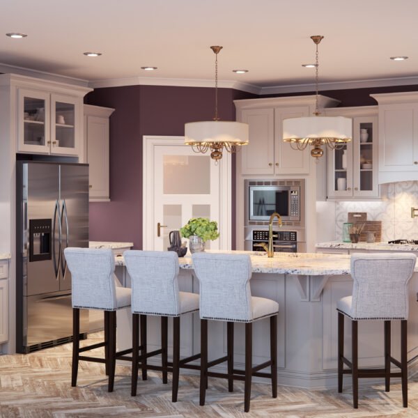 SD-W1230-Shaker-Dove Wall Cabinets-Single Door Wall Cabinets - 30"H